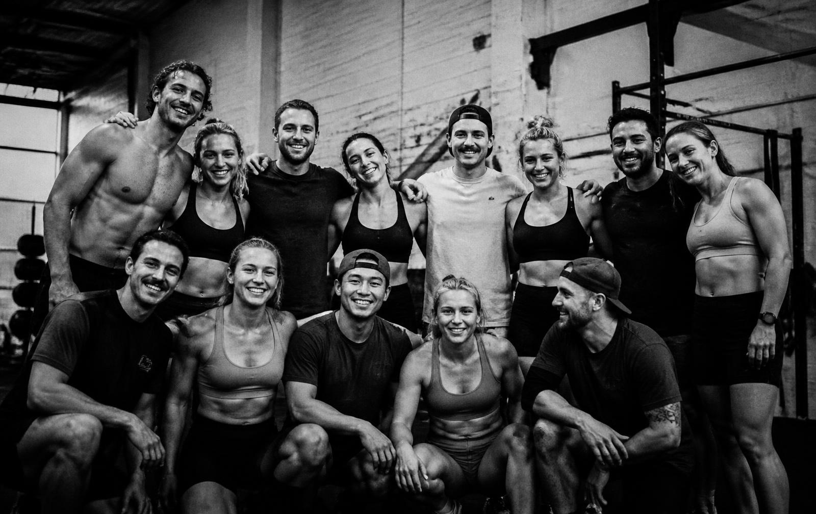 The founding OneSquad members together in the gym